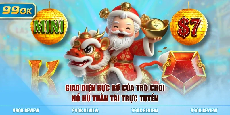 Giao diện rực rỡ của trò chơi nổ hũ thần tài trực tuyến